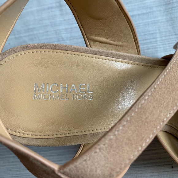 Michael Kors Espadrille Wedge Sandals - Picture 8 of 9